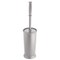 mDesign Compact Plastic Bathroom Toilet Bowl Brush and Holder